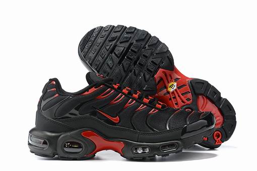 Nike Air Max Plus Tn Men's Running Shoes Black Red-51 - Click Image to Close